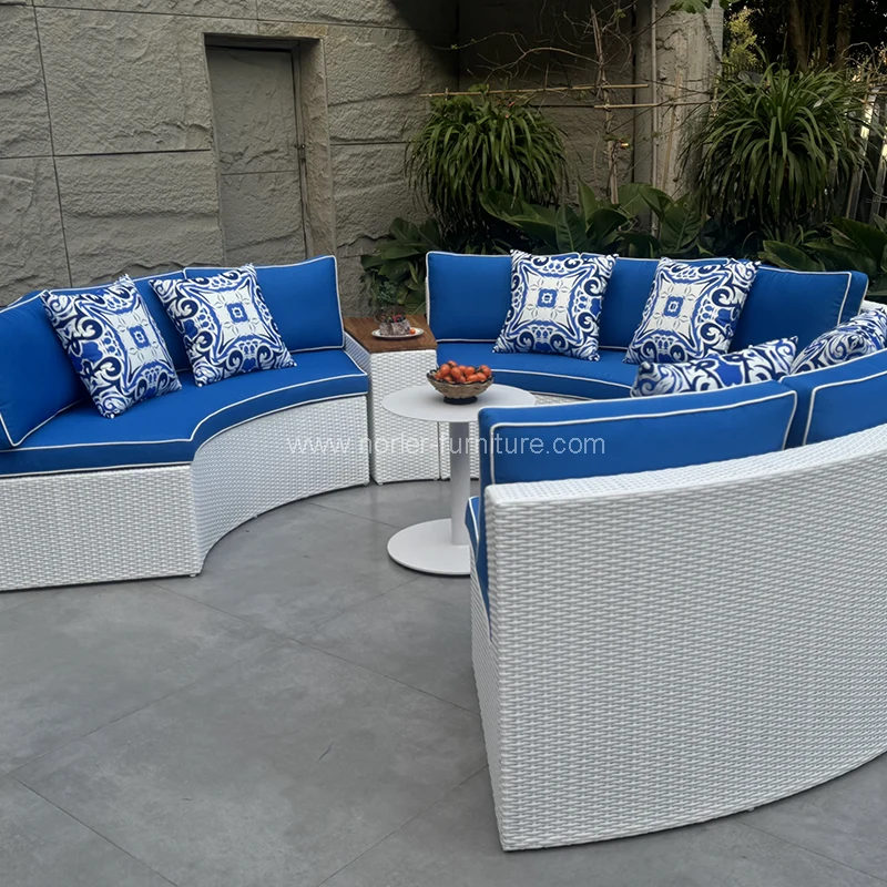 مبلمان سفارشی در فضای باز مبل PE Rattan