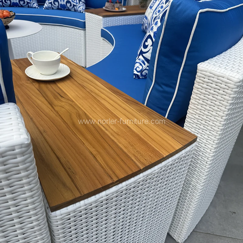 مبلمان سفارشی در فضای باز مبل PE Rattan