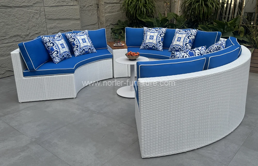 Customized outdoor Furniture PE Rattan sofa