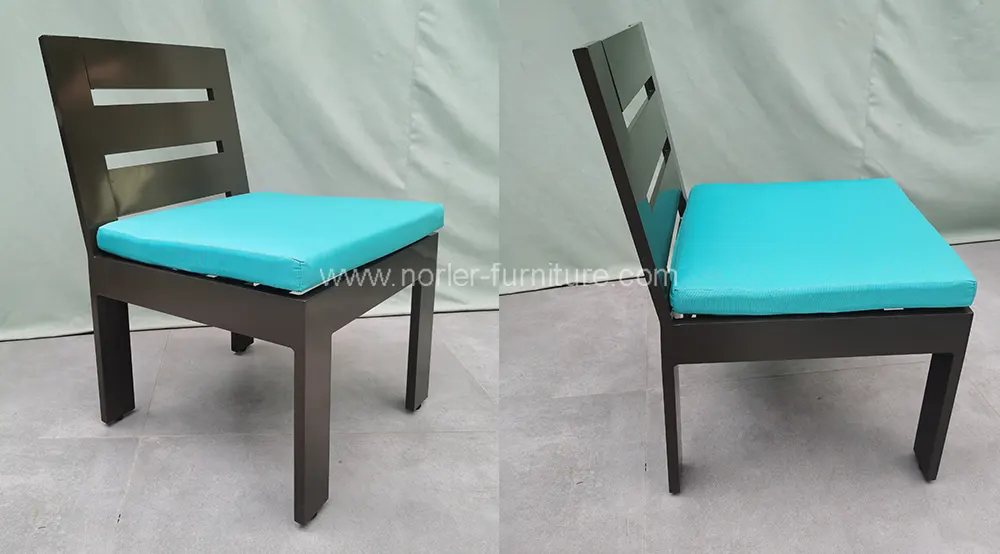 Outdoor Luxury Aluminum Frame Dining Set