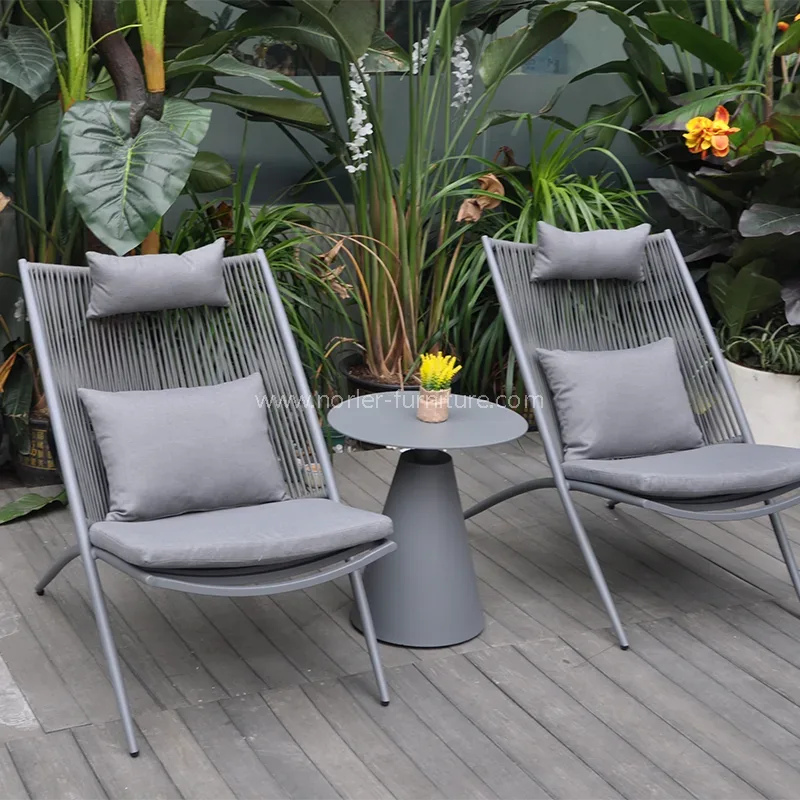 مجموعه بالکن بافته شده در فضای باز مدرن مدرن