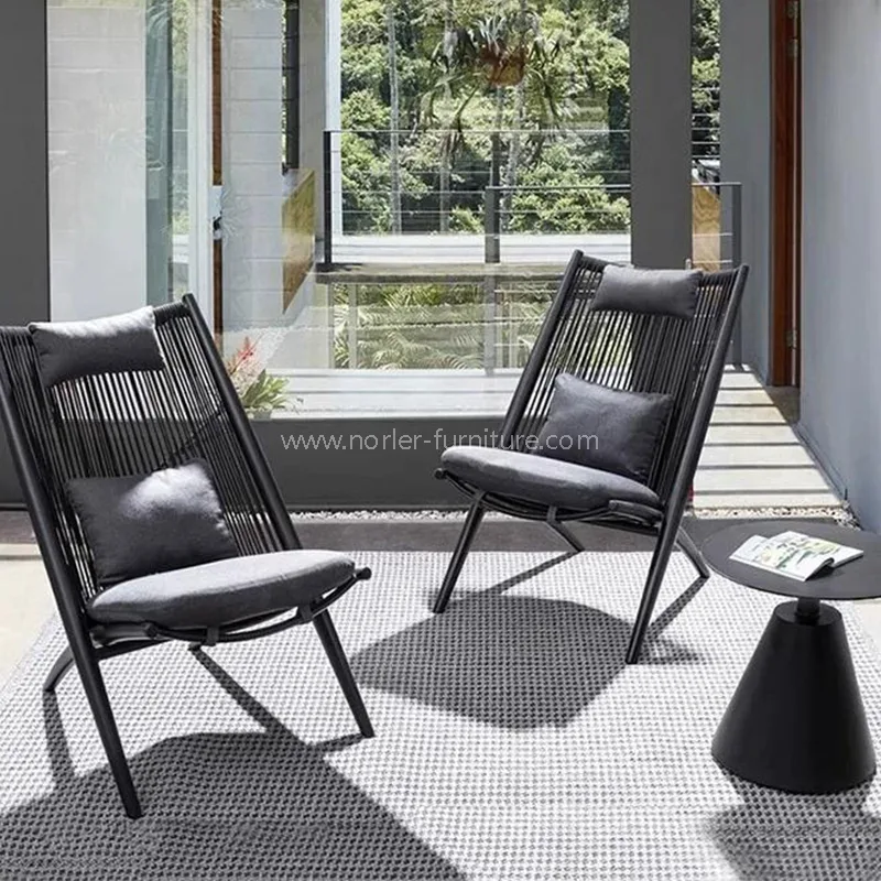 مجموعه بالکن بافته شده در فضای باز مدرن مدرن