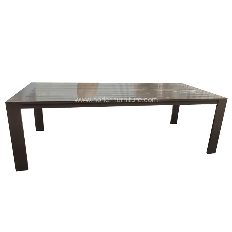 مجموعه ناهار خوری قاب آلومینیومی لوکس در فضای باز