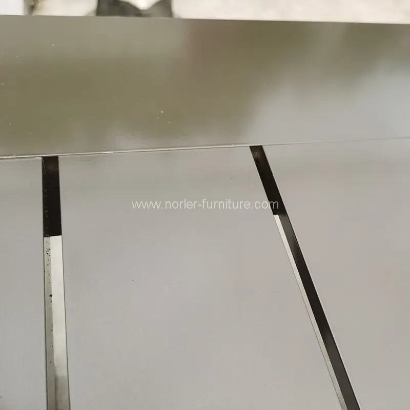 مجموعه ناهار خوری قاب آلومینیومی لوکس در فضای باز