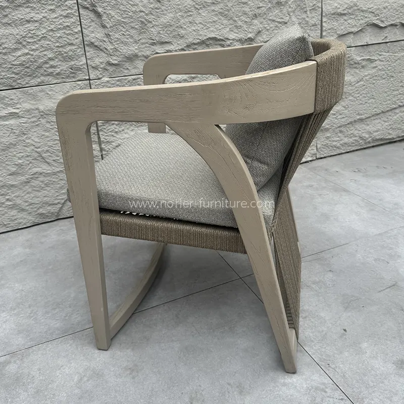 مجموعه بالکن میز قهوه مربع در فضای باز